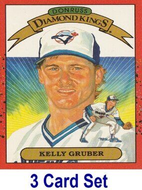 Kelly Gruber Baseball Card Collection